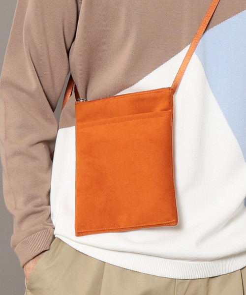 BEAUTY&YOUTH UNITED ARROWS(ビューティーアンドユースユナイテッドアローズ)の「BY ライトファブリック ミニショルダーバッグ ◇:(ショルダーバッグ・メンズ・ブラック/ライトグレー/オレンジ/ベージュ/ケリー/その他1/グレー・FREE)」の6枚目の写真