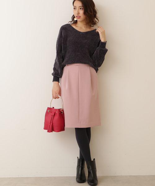 N.（N. Natural Beauty Basic）（エヌエヌナチュラルビューティーベーシック）の「メタルハンドル巾着ミニショルダーバック（トートバッグ・レディース・ブラック/ホワイト/イエロー/ピンク・ﾌﾘ-）」の13枚目の写真