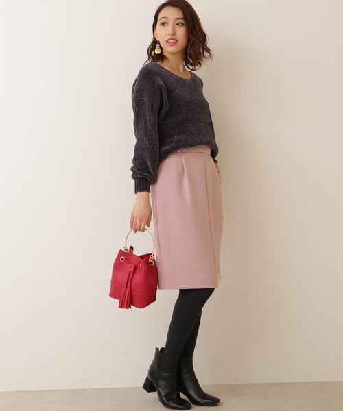 N.（N. Natural Beauty Basic）（エヌエヌナチュラルビューティーベーシック）の「メタルハンドル巾着ミニショルダーバック（トートバッグ・レディース・ブラック/ホワイト/イエロー/ピンク・ﾌﾘ-）」の7枚目の写真