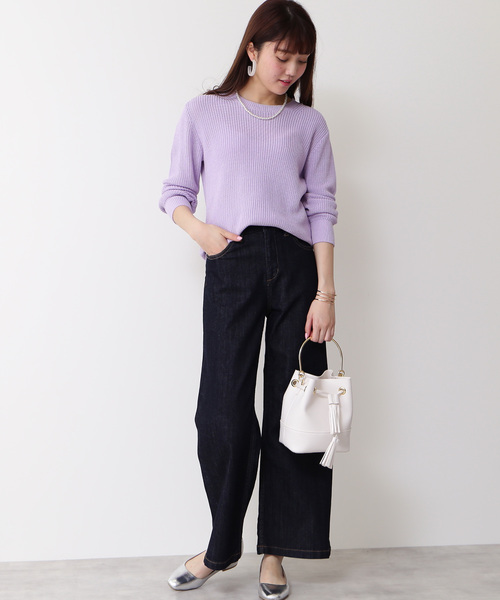 N.（N. Natural Beauty Basic）（エヌエヌナチュラルビューティーベーシック）の「メタルハンドル巾着ミニショルダーバック（トートバッグ・レディース・ブラック/ホワイト/イエロー/ピンク・ﾌﾘ-）」の14枚目の写真