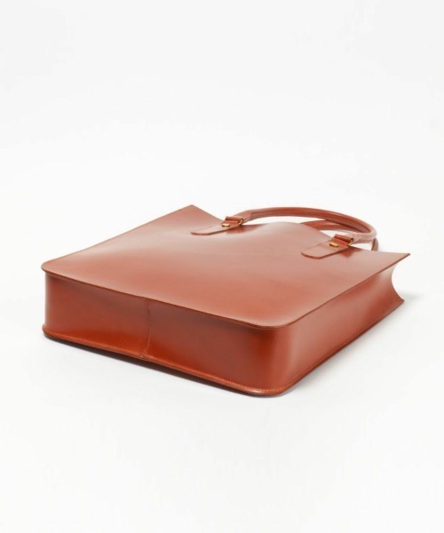 GLENROYAL（グレンロイヤル）の「【GLENROYAL/グレンロイヤル】2 HANDLE TOTE BAG/レザートートバッグ（トートバッグ・メンズ・グレー/ダークブラウン/ライトブラウン/ダークブルー/ブラック・00）」の13枚目の写真