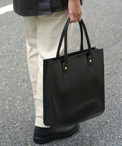 GLENROYAL(グレンロイヤル)の「【GLENROYAL/グレンロイヤル】2ハンドルトートバッグ(トートバッグ・メンズ・グレー/ダークブラウン/ライトブラウン/ダークブルー/ブラック・00)」の11枚目の写真