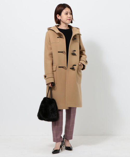 green label relaxing（グリーンレーベルリラクシング）の「KFC F/FUR キンチャク 2WAYバッグ（ショルダーバッグ・レディース・ブラック/パープル/レッド/ベージュ/ライトグレー/モカ/ピンク・FREE）」の14枚目の写真