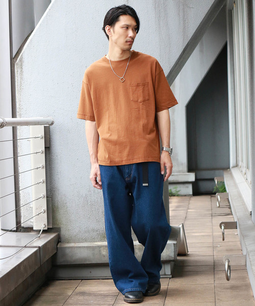 Confirm（コンファーム）の「Confirm / コンファーム デニムワイドパンツ（デニムパンツ・メンズ・ネイビー/ブルー・M/L）」の5枚目の写真