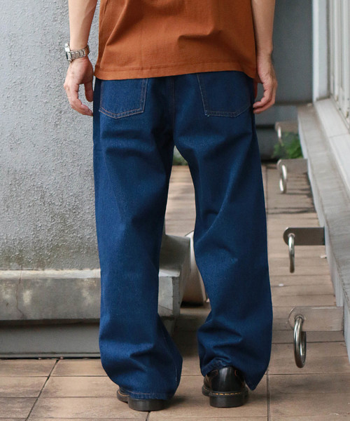 Confirm（コンファーム）の「Confirm / コンファーム デニムワイドパンツ（デニムパンツ・メンズ・ネイビー/ブルー・M/L）」の9枚目の写真