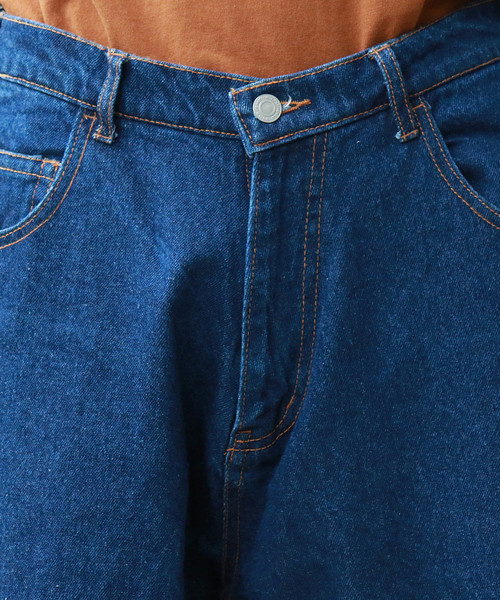 Confirm（コンファーム）の「Confirm / コンファーム デニムワイドパンツ（デニムパンツ・メンズ・ネイビー/ブルー・M/L）」の10枚目の写真