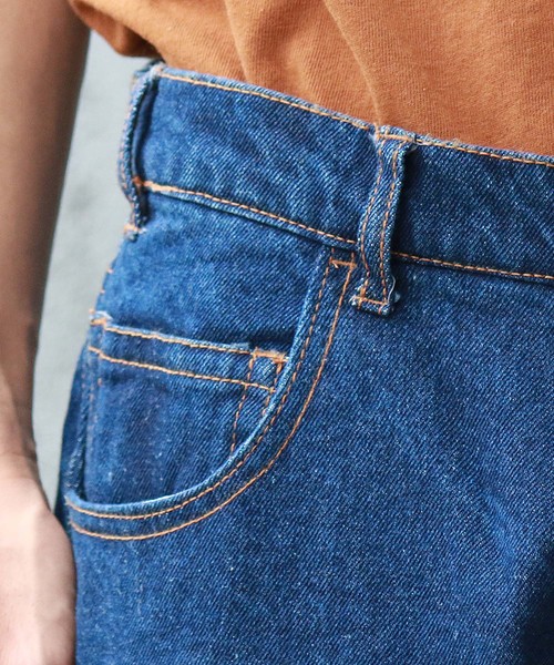 Confirm（コンファーム）の「Confirm / コンファーム デニムワイドパンツ（デニムパンツ・メンズ・ネイビー/ブルー・M/L）」の11枚目の写真