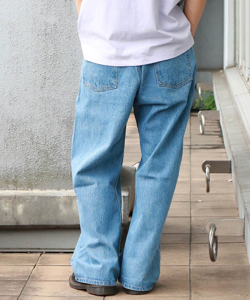 Confirm（コンファーム）の「Confirm / コンファーム デニムワイドパンツ（デニムパンツ・メンズ・ネイビー/ブルー・M/L）」の15枚目の写真