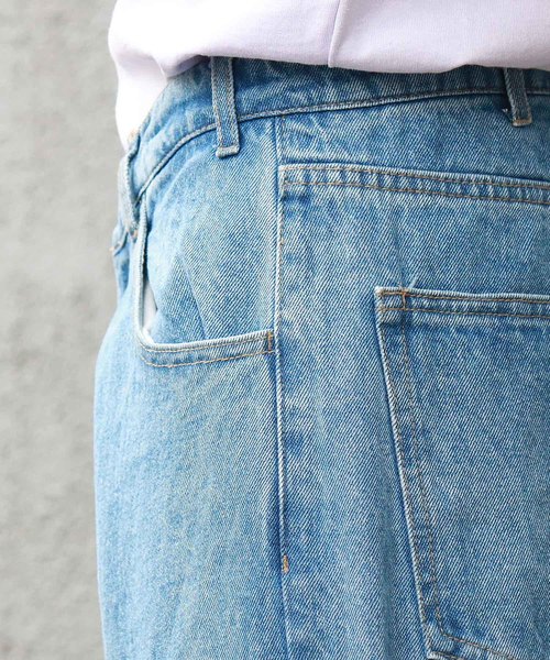 Confirm（コンファーム）の「Confirm / コンファーム デニムワイドパンツ（デニムパンツ・メンズ・ネイビー/ブルー・M/L）」の18枚目の写真