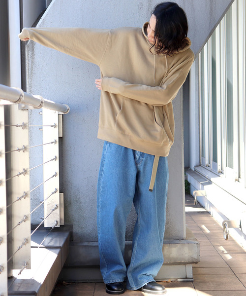 Confirm（コンファーム）の「Confirm / コンファーム デニムワイドパンツ（デニムパンツ・メンズ・ネイビー/ブルー・M/L）」の22枚目の写真