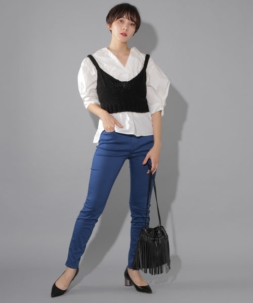 PAGEBOY（ページボーイ）の「メタリックヒールポインテッドパンプス（パンプス・レディース・ブラック/ゴールド/レオパード・SMALL/MEDIUM/LARGE）」の4枚目の写真