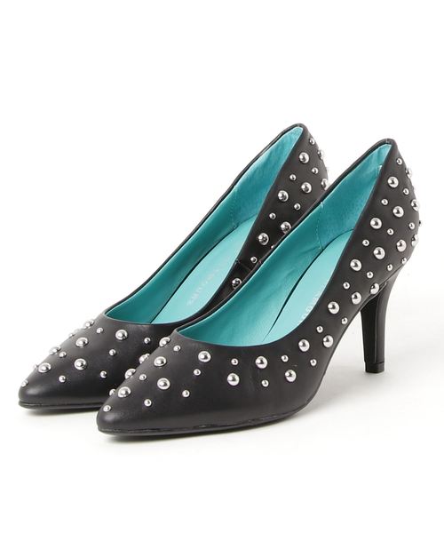 HYSTERIC GLAMOUR(ヒステリックグラマー)の「STUDS パンプス(パンプス・レディース・シルバー/ベージュ系その他/ブラック・23cm/25cm/24cm)」の2枚目の写真