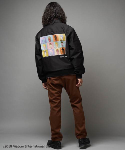 MTV（エムティーヴィー）の「【BEAVIS & BUTTHEAD/ビーバス・アンド・バットヘッド】別注スウィングトップ（ブルゾン・メンズ・ブラック/レッド/ブルー・MEDIUM/LARGE/X-LARGE）」の8枚目の写真