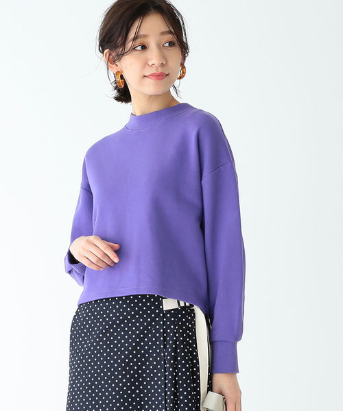 B:MING by BEAMS（ビーミングバイビームス）の「B:MING by BEAMS / 袖タック 裏毛プルオーバー19SS（スウェット・レディース・ホワイト系その他/スミクロ/ベージュ/パープル・ONE SIZE）」の7枚目の写真