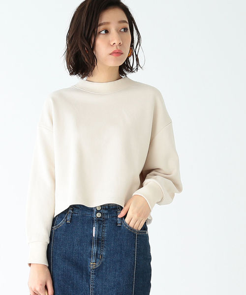 B:MING by BEAMS（ビーミングバイビームス）の「B:MING by BEAMS / 袖タック 裏毛プルオーバー19SS（スウェット・レディース・ホワイト系その他/スミクロ/ベージュ/パープル・ONE SIZE）」の11枚目の写真