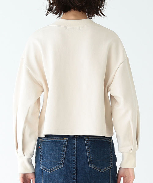 B:MING by BEAMS（ビーミングバイビームス）の「B:MING by BEAMS / 袖タック 裏毛プルオーバー19SS（スウェット・レディース・ホワイト系その他/スミクロ/ベージュ/パープル・ONE SIZE）」の14枚目の写真