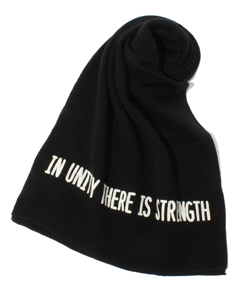 URBAN RESEARCH DOORS MENS（アーバンリサーチ ドアーズ メンズ）の「DOORS　BIG LOGO マフラー（マフラー・メンズ・ネイビー/ブラウン/ブラック/オレンジ・FREE）」の2枚目の写真