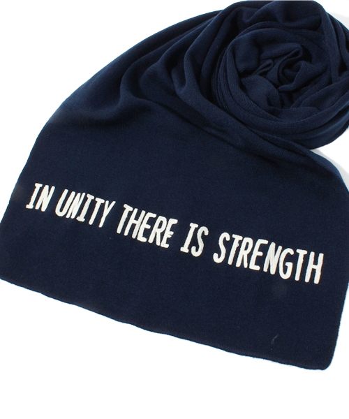 URBAN RESEARCH DOORS MENS（アーバンリサーチ ドアーズ メンズ）の「DOORS　BIG LOGO マフラー（マフラー・メンズ・ネイビー/ブラウン/ブラック/オレンジ・FREE）」の6枚目の写真