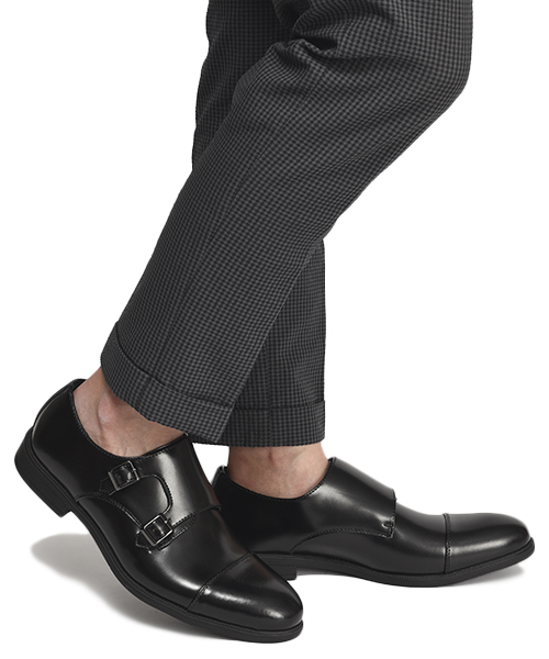 LUGG NAGG(ラグナグ)の「【Stnd works/スタンドワークス】カウレザー ダブルモンク ストレートチップ ドレスシューズ(ドレスシューズ・メンズ・ブラック/ダークブラウン/ブラウン・25.5cm/26.5cm/25.0cm/26.0cm/27.0cm/27.5cm)」の5枚目の写真