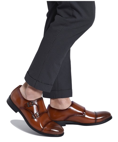 LUGG NAGG(ラグナグ)の「【Stnd works/スタンドワークス】カウレザー ダブルモンク ストレートチップ ドレスシューズ(ドレスシューズ・メンズ・ブラック/ダークブラウン/ブラウン・25.5cm/26.5cm/25.0cm/26.0cm/27.0cm/27.5cm)」の13枚目の写真