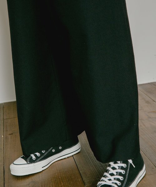 Curensology（カレンソロジー）の「Curensology(カレンソロジー)/ウールタンブラーサロペット（サロペット/オーバーオール・レディース・ブラック・FREE）」の8枚目の写真