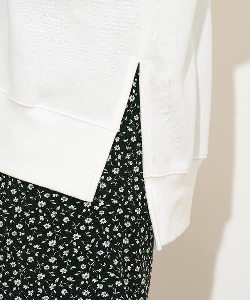 natural couture（ナチュラルクチュール）の「裏毛ビックプルオーバー（スウェット・レディース・オフホワイト/スミクロ/ベージュ/サックスブルー・FREE）」の13枚目の写真