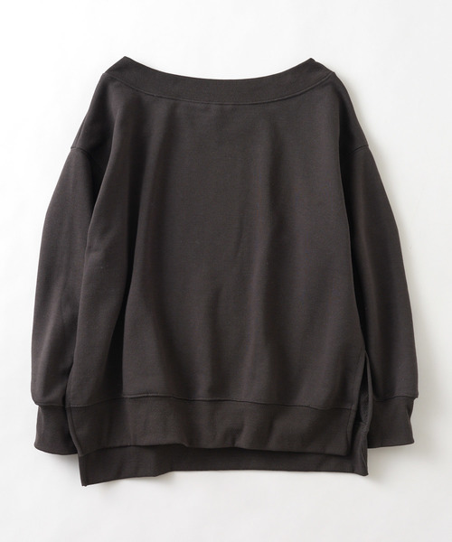 natural couture（ナチュラルクチュール）の「裏毛ビックプルオーバー（スウェット・レディース・オフホワイト/スミクロ/ベージュ/サックスブルー・FREE）」の22枚目の写真