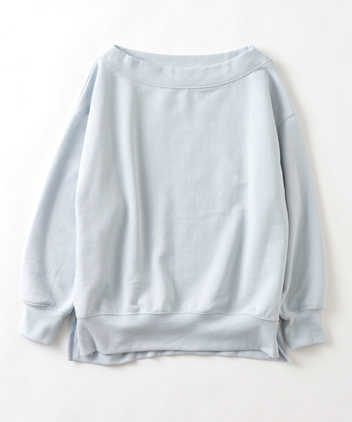 natural couture（ナチュラルクチュール）の「裏毛ビックプルオーバー（スウェット・レディース・オフホワイト/スミクロ/ベージュ/サックスブルー・FREE）」の20枚目の写真