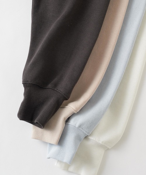 natural couture（ナチュラルクチュール）の「裏毛ビックプルオーバー（スウェット・レディース・オフホワイト/スミクロ/ベージュ/サックスブルー・FREE）」の19枚目の写真