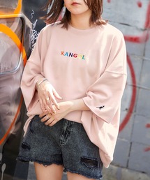 ▽WEB限定 MONO-MART×KANGOL カンゴール ビッグシルエット プルオーバー スウェット (1/2 sleeve)