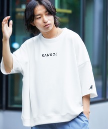 KANGOL | ▽WEB限定 MONO-MART×KANGOL カンゴール ビッグシルエット プルオーバー サマースウェット(1/2 sleeve)(スウェット)