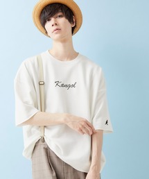 KANGOL | ▽WEB限定 MONO-MART×KANGOL カンゴール ビッグシルエット プルオーバー (1/2 sleeve)(スウェット)