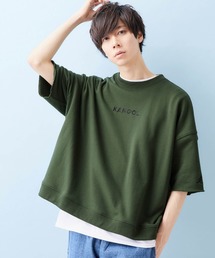 KANGOL | ▽WEB限定 MONO-MART×KANGOL カンゴール ビッグシルエット プルオーバー サマースウェット(1/2 sleeve)(スウェット)