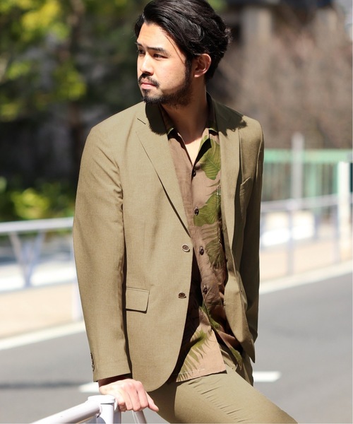 EDIFICE（エディフィス）の「CLICK ライトメランジトロ 2ボタン ジャケット（テーラードジャケット・メンズ・ベージュ/ブラウン/ブラック/グレー/ブルー系その他・SMALL/X-LARGE/LARGE/MEDIUM）」の4枚目の写真