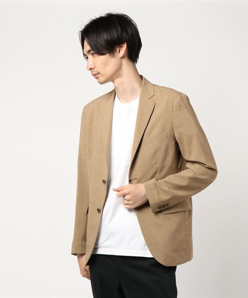 EDIFICE（エディフィス）の「CLICK ライトメランジトロ 2ボタン ジャケット（テーラードジャケット・メンズ・ベージュ/ブラウン/ブラック/グレー/ブルー系その他・SMALL/X-LARGE/LARGE/MEDIUM）」の9枚目の写真