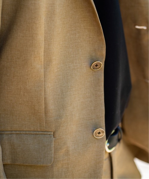 EDIFICE（エディフィス）の「CLICK ライトメランジトロ 2ボタン ジャケット（テーラードジャケット・メンズ・ベージュ/ブラウン/ブラック/グレー/ブルー系その他・SMALL/X-LARGE/LARGE/MEDIUM）」の13枚目の写真