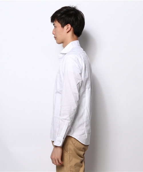 MEN'S BIGI（メンズビギ）の「フラワージャガードシャツ（シャツ/ブラウス・メンズ・ホワイト/サックスブルー・LARGE/SMALL/MEDIUM/LL）」の9枚目の写真