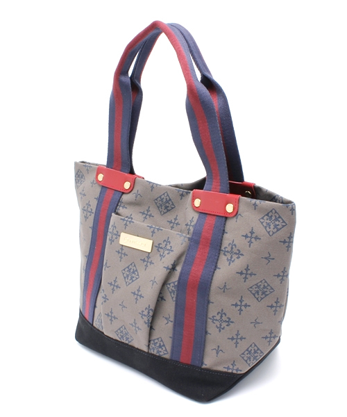 russet（ラシット）の「コットン×アイビーテープミニトートバッグ【others】（トートバッグ・レディース・ホワイト/ブラウン/グレー/ベージュ・FREE）」の11枚目の写真