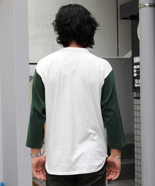 VANS（バンズ）の「VANS/ヴァンズ Flying-V 3/4 T-Shirt（Tシャツ/カットソー・メンズ・グリーン/ブルー/バーガンディー・M/L/XL/S）」の12枚目の写真