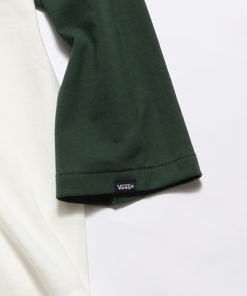 VANS（バンズ）の「VANS/ヴァンズ Flying-V 3/4 T-Shirt（Tシャツ/カットソー・メンズ・グリーン/ブルー/バーガンディー・M/L/XL/S）」の4枚目の写真