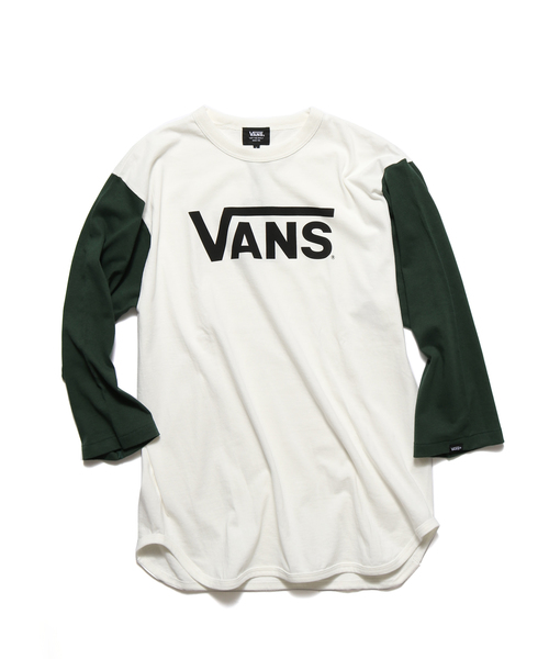 VANS（バンズ）の「VANS/ヴァンズ Flying-V 3/4 T-Shirt（Tシャツ/カットソー・メンズ・グリーン/ブルー/バーガンディー・M/L/XL/S）」の7枚目の写真