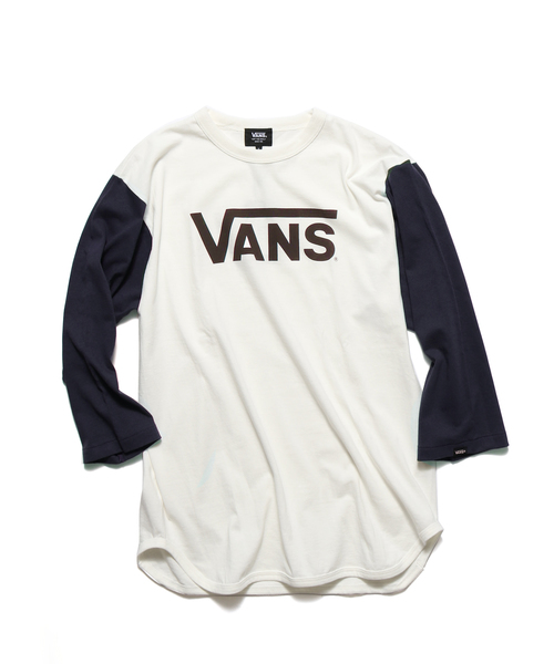 VANS（バンズ）の「VANS/ヴァンズ Flying-V 3/4 T-Shirt（Tシャツ/カットソー・メンズ・グリーン/ブルー/バーガンディー・M/L/XL/S）」の13枚目の写真