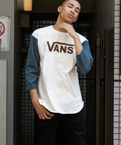 VANS（バンズ）の「VANS/ヴァンズ Flying-V 3/4 T-Shirt（Tシャツ/カットソー・メンズ・グリーン/ブルー/バーガンディー・M/L/XL/S）」の20枚目の写真