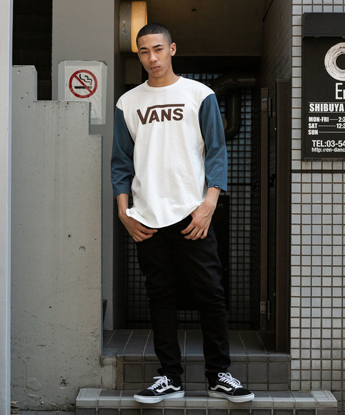 VANS（バンズ）の「VANS/ヴァンズ Flying-V 3/4 T-Shirt（Tシャツ/カットソー・メンズ・グリーン/ブルー/バーガンディー・M/L/XL/S）」の21枚目の写真