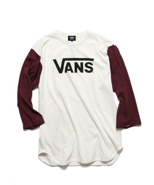 VANS（バンズ）の「VANS/ヴァンズ Flying-V 3/4 T-Shirt（Tシャツ/カットソー・メンズ・グリーン/ブルー/バーガンディー・M/L/XL/S）」の22枚目の写真