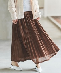 シフォンプリーツマキシスカート