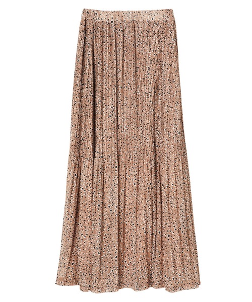 RANAN（ラナン）の「シフォンプリーツマキシスカート（スカート・レディース・ブラック/ブラウン/イエロー/チェック/レオパード/ブラック系その他/レッド系その他/ブルー系その他/アニマル/その他1/ブラック×ホワイト/ピンク/グリーン/ベージュ系その他/ライトグレー/オレンジ系その他/ネイビー/ブラック系その他2/ベージュ系その他2・LL/M/L）」の20枚目の写真