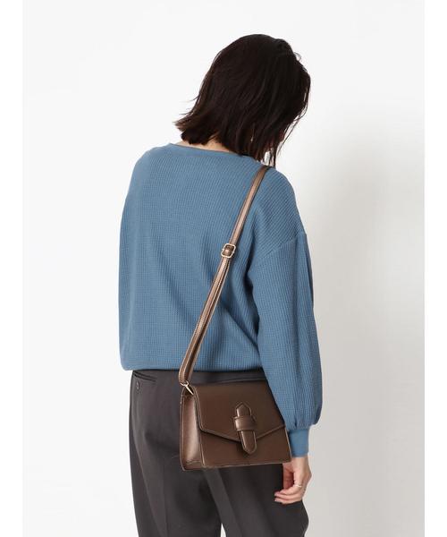 earth music&ecology（アースミュージックアンドエコロジー）の「オーガニックコットンホック付きヘンリープルオーバー＊（Tシャツ/カットソー・レディース・ブラック/ベージュ/ブラウン/アイボリー/ブルー/ラベンダー・FREE）」の22枚目の写真