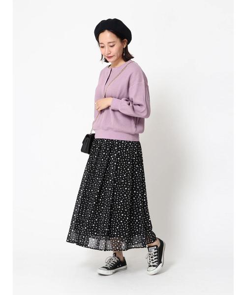 earth music&ecology（アースミュージックアンドエコロジー）の「オーガニックコットンホック付きヘンリープルオーバー＊（Tシャツ/カットソー・レディース・ブラック/ベージュ/ブラウン/アイボリー/ブルー/ラベンダー・FREE）」の19枚目の写真