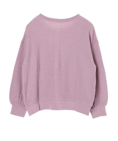 earth music&ecology（アースミュージックアンドエコロジー）の「オーガニックコットンホック付きヘンリープルオーバー＊（Tシャツ/カットソー・レディース・ブラック/ベージュ/ブラウン/アイボリー/ブルー/ラベンダー・FREE）」の17枚目の写真